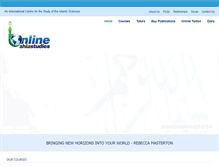 Tablet Screenshot of onlineshiastudies.com